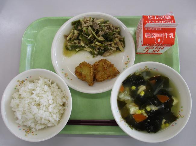 7月5日の給食画像