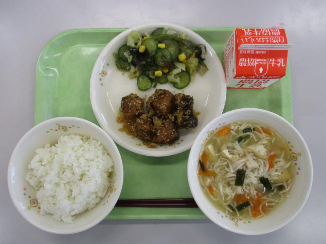 9月29日の給食画像