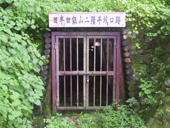 旧半田銀山二階平杭口跡