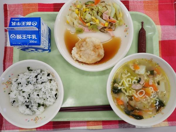 12月20日の給食