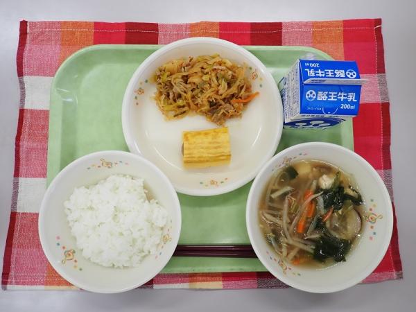 3月17日の給食