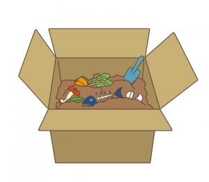 ダンボールコンポスト